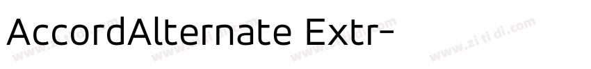 AccordAlternate Extr字体转换